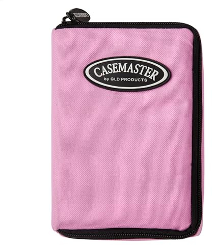 Casemaster Select Nylon Steel and Soft Tip Dart and Accessory Case, Holds 3 Darts, Foam Cushion Allows Flights to be Stored Open without being Crushed