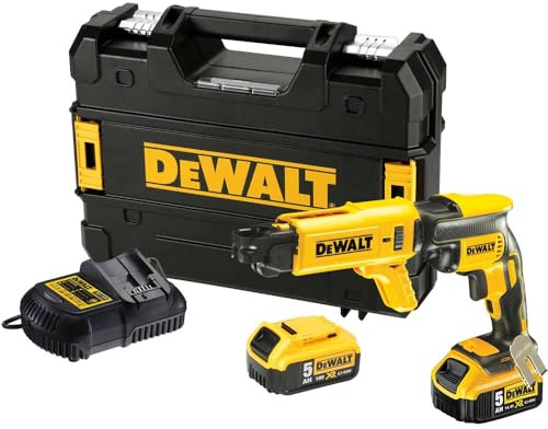 DEWALT DCF620P2K Brushless Collated Drywall Screwdriver 18V 2 x 5.0Ah Li-ion