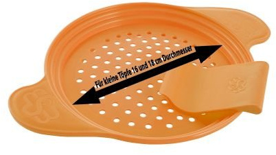 Muxel - Grattugia brevettata Das Kleine Spätzlewunder per fare gli spätzle Orange