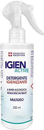Erboristeria Magentina - IgienActive 250ml - Detergente Igienizzante Spray Multiuso a base alcolica
