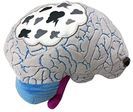 GIANTmicrobes Depressions-Plüsch, Depressionsgeschenke, Emotionale Unterstützung, Stofftier, psychische Gesundheit, Bewusstsein für psychische Gesundheit, emotionale Unterstützung, Geschenk für