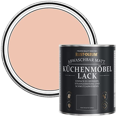 Rust-Oleum Pink Kitchen Cupboard Paint in Matt Finish - Coral 750ml