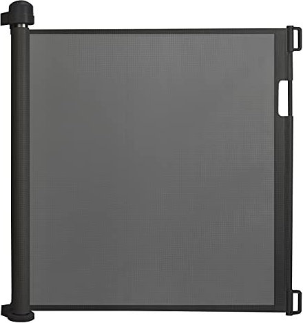 HENGMEI Treppenschutzgitter Türschutzgitter Ausziehbar 0-150cm Baby Absperrgitter Babyschutzgitter Hundebarrieren Einziehbares Tür- Treppengitter für Babys, Haustiere, Schwarz, 150cm (HM-VC-HAG1246B)