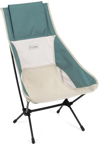 Helinox Chair Two | Der aus dem Original entwickelte Chair Two leicht und gut verstaubar und bietet mit Seiner verlängerten Rückenlehne eine zusätzliche Unterstützung (Bone/Teal)