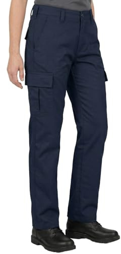 Lee Cooper Pantaloni Lavoro Donna Cargo – Workwear Resistenti Facile Cura Multi Tasche, Pantaloni Sicurezza Classici per Cantiere Industria (Blu Navy, 46 EU / 30L)