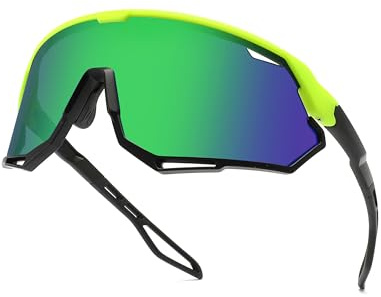 SINSPORT eyewear Lunettes de soleil de sport pour homme et femme, monture VTT pour sports de plein air, course à pied, vélo, pêche