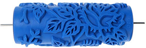 Rodillo de pintura en relieve de 5 pulgadas con textura de pared, patrón de pincel, decoración 099Y, rodillo de pintura en relieve floral