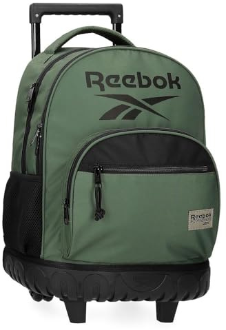 Reebok Darwin Schulrucksack, Grün, 32 x 43 x 21 cm, Polyester, von Joumma Bags, grün, Talla única, Schulrucksack