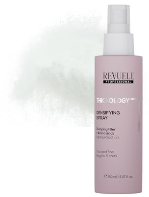REVUELE HAIR PROFESSIONAL THICKOLOGY Spray Densifiant – Apporte Volume et Corps, Protège de la Chaleur, Épaissit Visiblement les Cheveux Fins, Soin Sans Rinçage