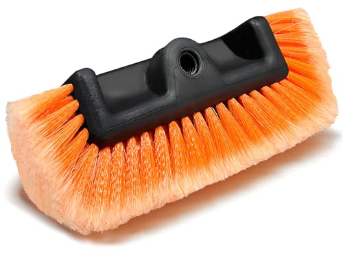 Spazzola per lavaggio auto con setole morbide per la pulizia esterna di auto, camper, camion, barche e roulotte (30 cm)