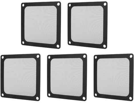 CHICIRIS PC-fläkt Dammfilter 80 Mm, Högventilerande Nylonnät Dammskydd, Magnetiskt Snabbinstallationsskydd för Datorchassi Strömförsörjning Elektronisk Utrustning Värmeavledning