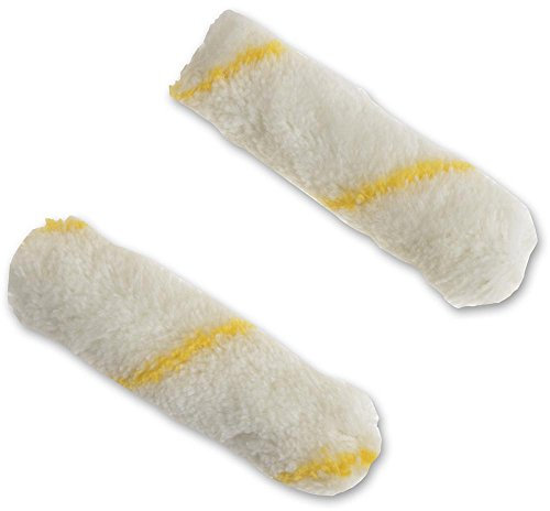 Stanley Medium Pile Silver Stripe Sleeve 100mm (4in) 2 Pack