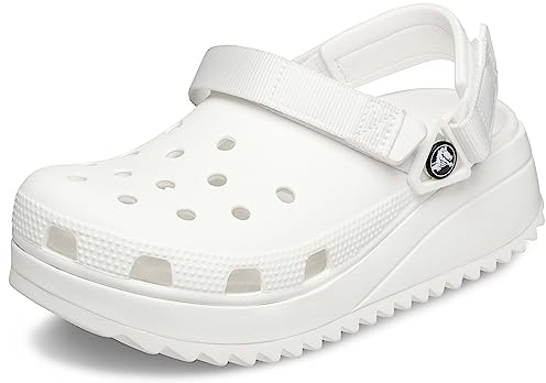 Crocs Unisex Erwachsene Hiker Clog Clog, White/White, 43/44 EU