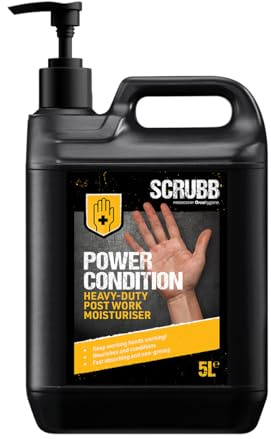 SCRUBB Power Condition Heavy Duty Post Work Hand & Skin Moisturiser, 5L