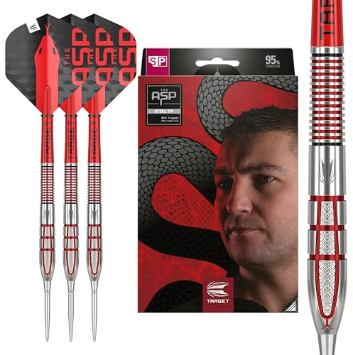 Target Darts Nathan Aspinall Gen 2 Dartpfeile Steeldarts 22g 95% Wolfram 22g Swiss Point Stahlspitze Dart Satz
