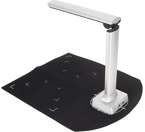 Dokumentskanner, 12 Megapixel Lyftbar USB-bokkameraskanner för Hemklassrummet