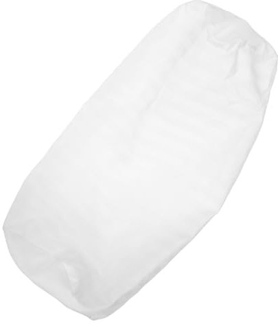 BESPORTBLE Nackenrollenkissenbezug Zylinder Aus Stoff Weiß 47cm Mit Reißverschluss Abnehmbar Für Sofakissen Und Nackenstütze