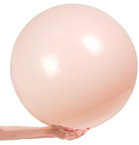 LUKIUP 8 Pezzi Palloncini Macaron Arancione, Palloncino Macaron XXL, Palloncini da 36 Pollici, 90 CM Pallone Grande, Palloncinio Giganti per Matrimoni, Compleanni, Natale