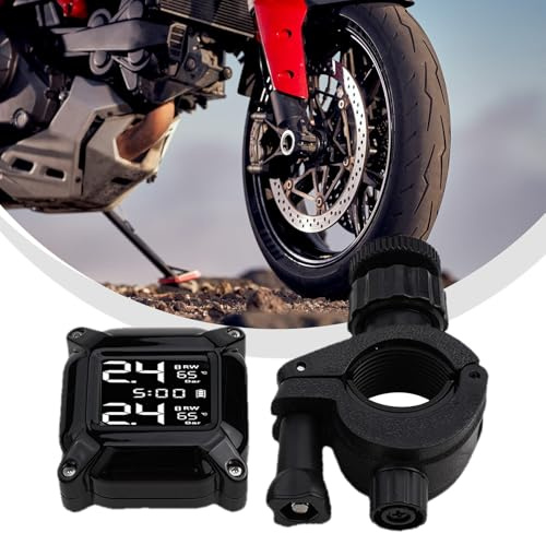 Sistema di monitoraggio della pressione dei pneumatici senza fili con 7 modalità di allarme per moto e bici elettriche (M6)
