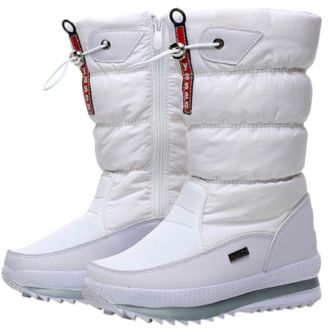 Stivali da neve invernali da donna, stivaletti a metà polpaccio per esterni,Stivali da neve impermeabili per esterni | Comode scarpe invernali da donna, stivaletti da esterno antiscivolo per l'escursi