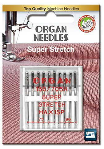 Organ Needles Serger 75-#90 Combo HAx1SP x 10 Needles