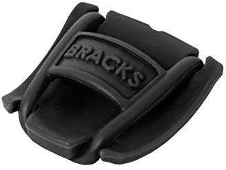 Bracks Clip de Bloqueo para Cordones de Zapatos, Innovador Sistema para Todos Tipoe de Calzado, Fácil y Efectivo, 1 Par, negro-negro