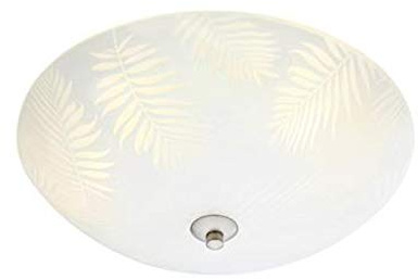 BLAD Ceiling Lamp by Markslöjd - Discreet GLASS Light with Pattern.