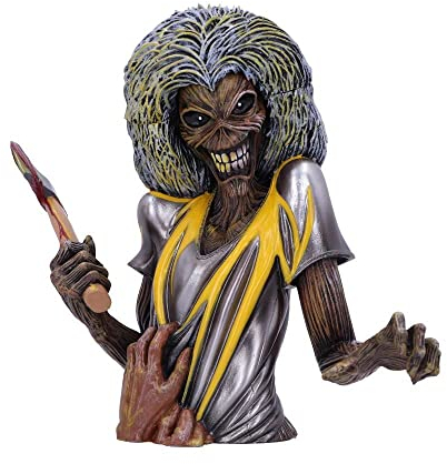 Nemesis Now Officially Licensed Iron Maiden Killers Bust Box (Small) Yellow, 16.5cm