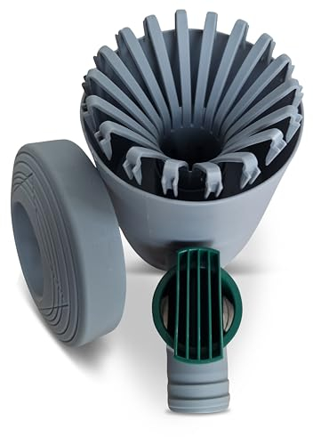 YourCasa Collecteur d'eau de pluie [tuyau descendant] avec robinet d'arrêt et filtre pour connecter un tuyau de descente de 68 à 100 mm DN100 et un tuyau de descente de gouttière, collecteur d'eau de