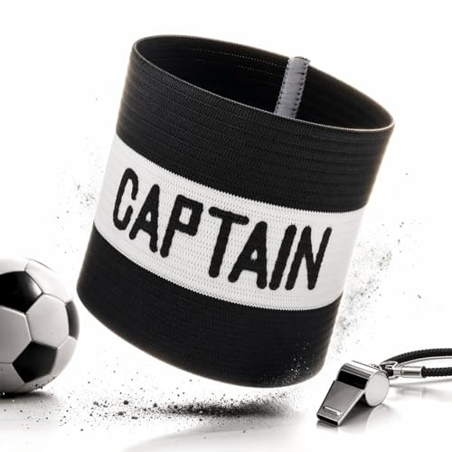MC-Trend Fotbolls kaptenband: Högkvalitativt och elastiskt spelguidearmband för alla åldrar – perfekt val för din lagkapten