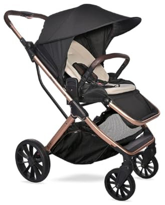 Lorelli Kinderwagen Sonnenschutz Universal UV-Schutz Schutz vor Sonne Staub Wind, Farbe:schwarz uni