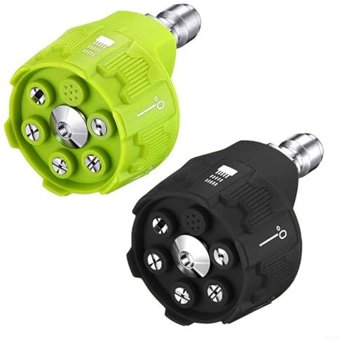 Buse de lavage électrique avec raccord rapide, angles de pulvérisation réglables pour nettoyeur haute pression, buse de nettoyage de voiture, jardin, terrasse