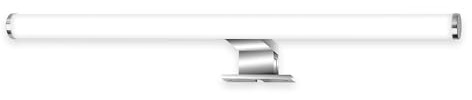 BRILONER - Lampada a LED per specchio da bagno IP44 con protezione dagli spruzzi d'acqua, luce bianca neutra, lampada da bagno, illuminazione per armadi, lampada per specchio, 50x9,5x5 cm, cromata
