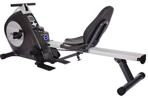 Stamina Conversion II Recumbent Exercise Bike and Rower - Cardio Machine with smart Workout App - Exercise Bike for Home Workout - Up to 250 lbs Weight Capacity