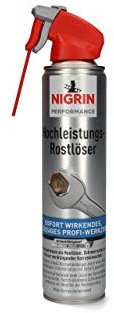 NIGRIN Hybrid Hochleistungs-Rostlöser, korrosionshemmend, löst extrem schnell Rostverbindungen, 400 ml