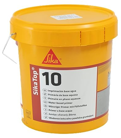 SIKA - Imprimación con base al agua - SikaTop 10 rojizo - Tapaporos y promotor de adherencia - Soportes minerales, cementosos y cerámicos - 20 kg