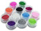 12 Mix Colours Nail Art Craft Acrylic Fine Glitter Powder Pots Tips Decoration