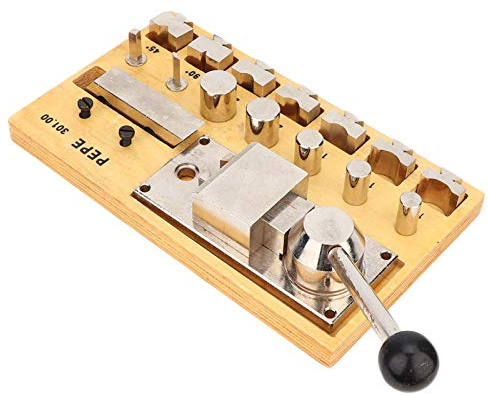 Robuste professionelle Biegemaschine, Ringbieger, Metall + Holz Multifunktional für Ohrring Halskette Armband Ring