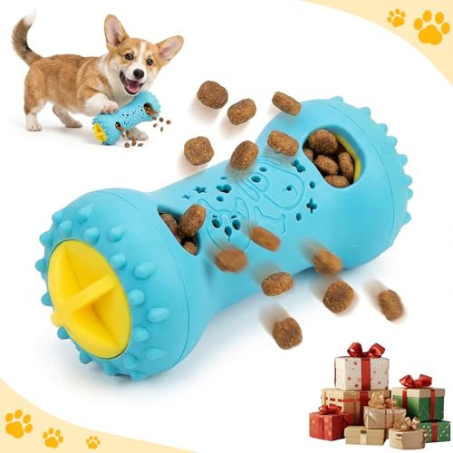 Qoosea Jouets pour Chiens Interactif Alimentateur Lent, Jouet Intelligent pour Chien de Mangeoire, Intelligent Slow Feeder pour Chiens, Balle de Nourriture pour Chien Intérieur et Extérieur