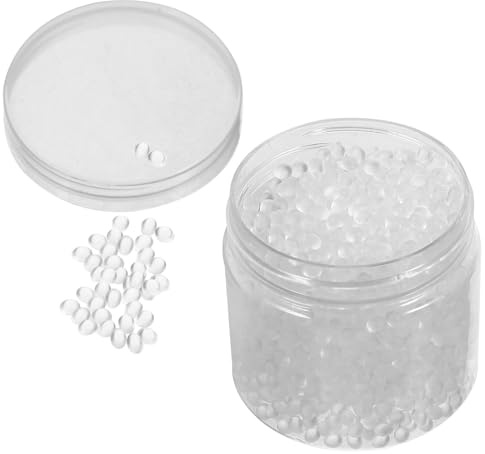 OATIPHO Perlas Termoplásticas Transparentes 80 G para Bricolaje Pellets Moldeables Reutilizables de Plástico Polimorfo para Manualidades Reparación y Creación de Figuras y Adornos