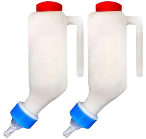 Biberons pour chèvre prise en main précise et confortable | Biberons pour agneaux avec échelle pour chèvre, mouton, petits animaux, chiot, maison, intérieur et extérieur
