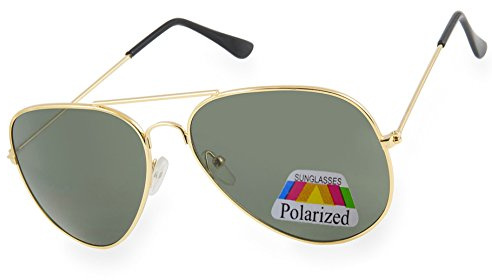 MFAZ Morefaz Ltd Children Polarized Pilot Sunglasses Mirrored Kids Boys Girls Glasses UV400 (Black Gold)