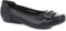 Pavers Ladies Wide Fit Slip-On Pump in Black - Durable Easy Clean Faux Leather - Supportive Lightweight Sole for Everyday Elegance - Size UK 8 / EU 41