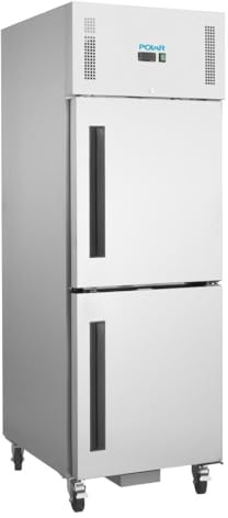 Polar Refrigeration G-Series 300 W Upright Stable Door Gastro Fridge 600 Litre, Stainless Steel, Size: 2010(H) x 680(W) x 800(D)mm, -2°C to 5°C, Energy Rating C, CW193