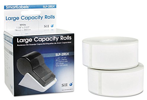 Seiko SLP620/650 1,125 x 3,5 weiße Adress-Etiketten SLP-2RLH