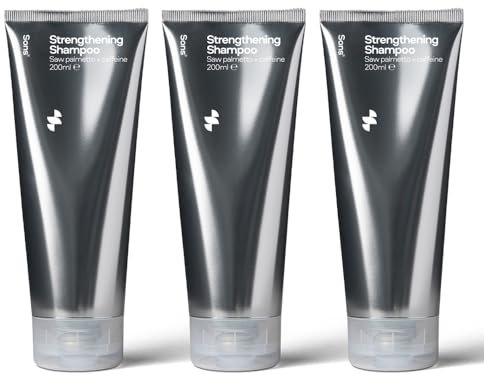 Sons Shampoing Homme et Femme, Favorise la Croissance des Cheveux, Formule bloquant la DHT pour une Forte Repousse, Palmier Nain, Huile d’Argan, Niacine, Romarin, Anti-chute & Amincissement - 3 Mois