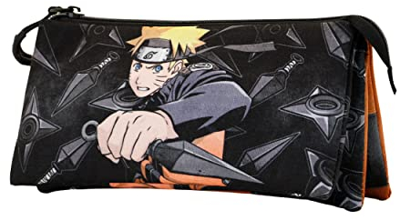 Naruto Weapons-Trousse Triple ECO, Noir