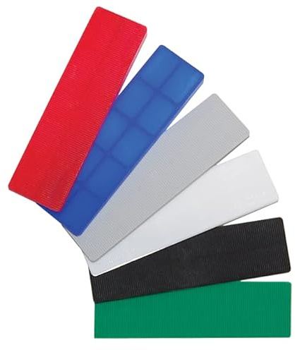 AF4F 28mm x 100mm (100, Mixed 1-6mm) Assorted Window Glazing Glass Flat Plastic Packers Several Sizes Variations Available