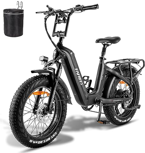 Fafrees [ OFFIZIELL F20 Master E-Bike Herren 20 Zoll, Damen Ebike Akku 48V/1080Wh, E-Mountainbike 60N.m, für 165-200CM 150kg, E Bike Elektrofahrrad Shimano 7S, Fatbike Hydraulische Scheibenbremsen