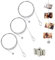BEROZA 3 Pcs Câble Acier de Photo Câble Inox avec 36 Aimant Photo Corde 2m Filin Acier 1.5mm Image Corde Câble Acier Tressé Fin Cable Acier Suspension Déco pour Photo Carte Postale Lettre Mur Bureau